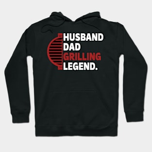 Husband Dad Grilling Legend Hoodie